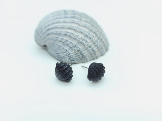 Mini Muschel Ohrstecker